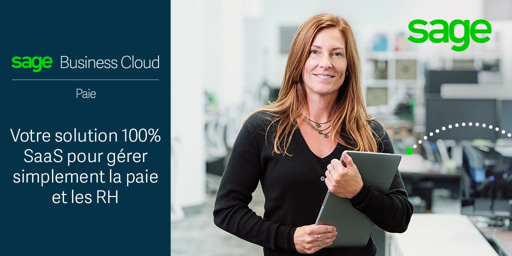 Sage Business Cloud Paie, la  Paie Sage SaaS