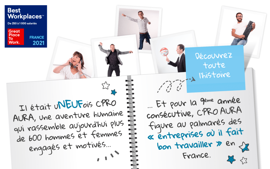 C’PRO*, entreprise où il fait bon travailler pour la 9ème année consécutive !