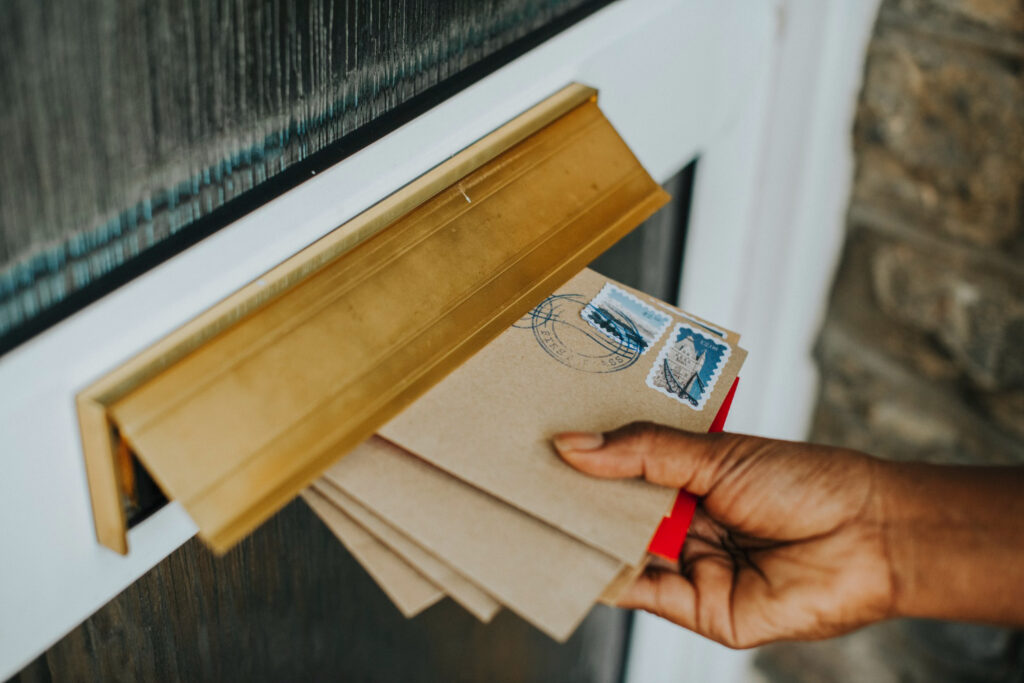 Dépôt de courrier