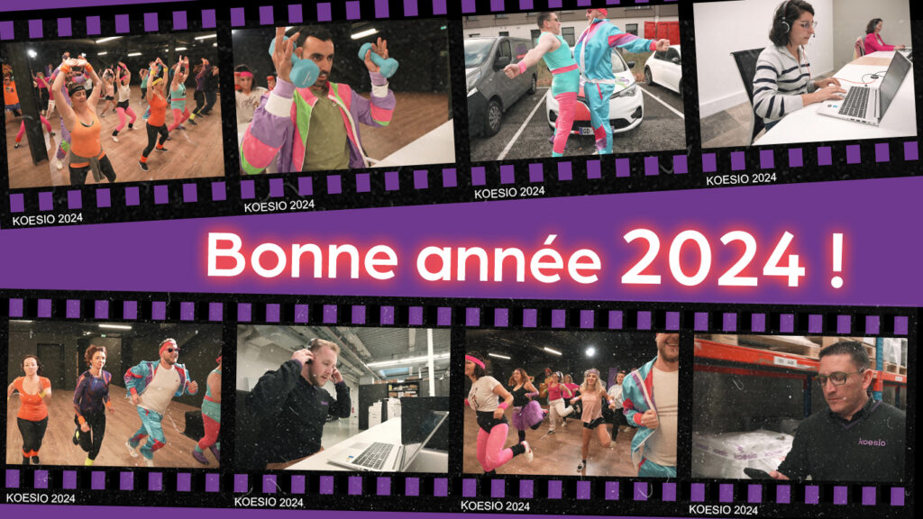 Koesio vous souhaite une excellente année 2024 dans une vidéo … haute en couleur !