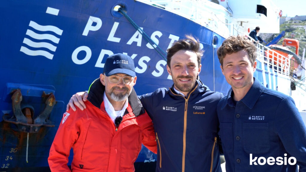 Le trimaran Koesio devient Plastic Odyssey Fifty